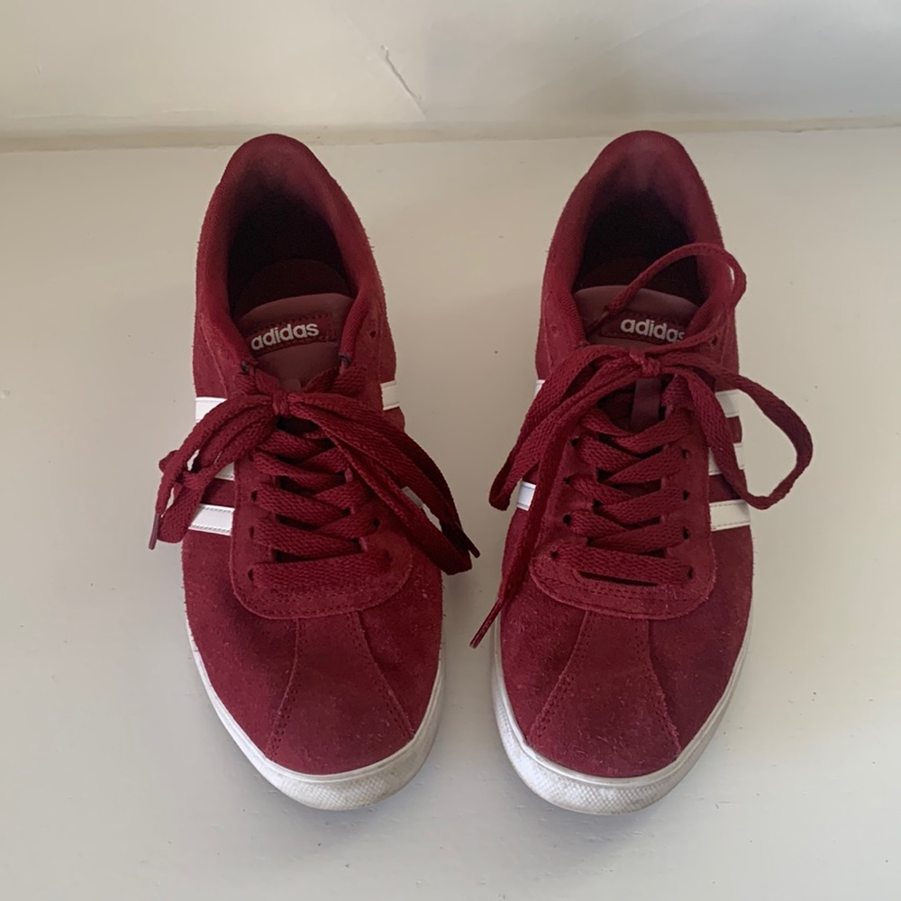 Adidas Red Suede sneaker